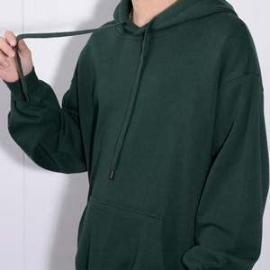 Sudaderas con capucha extragrandes blancas de algodón suave y grueso, cómodas, con logotipo personalizado, sudadera con capucha de manga larga lisa de alta calidad - Product Image 4
