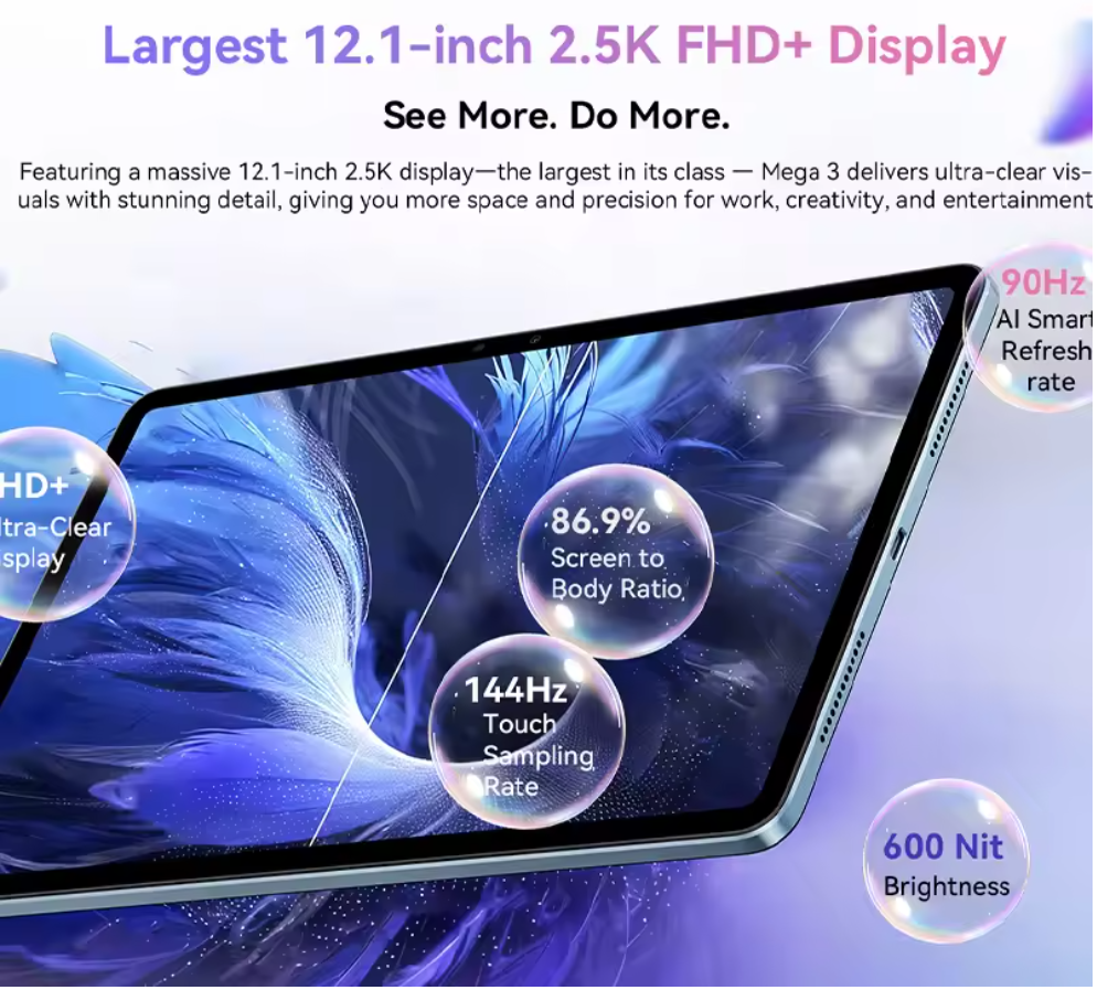 Blackview MEGA3 タブレット 12.1インチ 256GB 極美品 Blackview MEGA 3 Tablet - 12.1