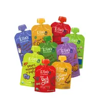 Succo personalizzato Stand Up sacchetti per bevande Premium personalizzati 100 Ml per frutta con beccuccio succo di gelatina confezione sacchetti per beccuccio