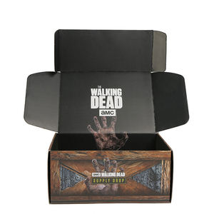 Atacado personalizado aparência delicada panos embalagem camisa caixa de presente de feltro caixa preta roupas - Product Image 4