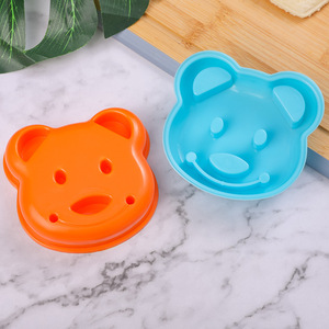 Creative DIY Children's Cartoon Bread Cutter <b>Bear</b> Sandwich Mold Plastic Cross-Border Toast Cutter - Product Image 3