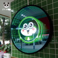 Miroir Abyss 3D LED, effet magique Abyss 3D, enseigne lumineuse LED, lettres d'enseigne lumineuse, enseigne lumineuse personnalisée, néon personnalisé, miroir infini, mille