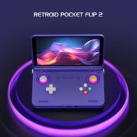 Retroid Pocket Flip 2 Nouvelle console de jeu portable Android 13 Écran OLED 5,5 pouces 1080p Snapdragon 865 Wi-Fi Design pliable