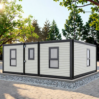 Maison préfabriquée PrefabX Flip-Lite moderne, modulaire, écologique, durable, imperméable, pour appartement, en bois de rondins