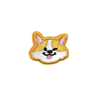 Patchs thermocollants personnalisés en fer de 1 à 5 cm, motif dessin animé Husky, chiot, chien ballon, pour vêtements d'enfants, sacs à dos, artisanat DIY