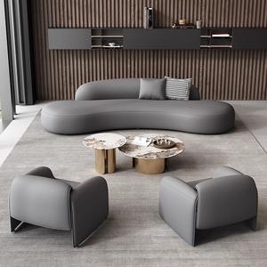 Conjunto de Sofás para Hotel, Diseño Curvo Moderno, Estructura Resistente, Ideal para Áreas de Recepción y Negociación - Product Image 1