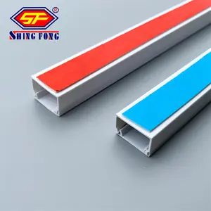 Low Smoke Anti-UV Wall wire Cover PVC Trunking with Sticker