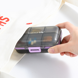 Boîte à pilules médicale portable en plastique durable, version améliorée, petite boîte de rangement pour comprimés en PP - Product Image 3