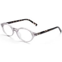 Monture de lunettes optiques ovales rétro Elan Optical YB9309 à prix abordable pour femmes, monture intégrale en acétate, verres optiques disponibles sur ordonnance
