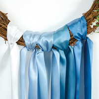 Ruban en polyester 1 1/2 pouce, ruban satiné simple face pour bouquet de fleurs de mariage, emballage cadeau, nœud pour cheveux, artisanat