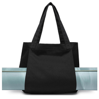 Sac de yoga personnalisé avec logo, grande capacité, durable, réutilisable, portable, pour le fitness en plein air, les entraînements, les voyages, le shopping et le rangement