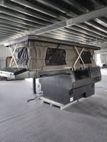 AIWEIYA Remorque de voyage pliable à toit rigide avec cadre en aluminium, légère et étanche pour camping-car/voiture