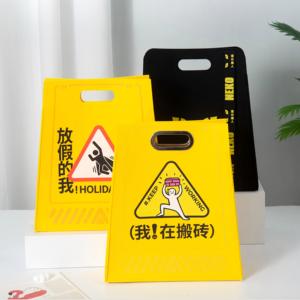 Nuova Borsa Creativa con Segnale di Attenzione, Borsa da Trasporto con Segnaletica di Sicurezza, Borsa da <span class=keywords><strong>Donna</strong></span> per Feste e Vacanze, Forma Personalizzabile - Product Image 3