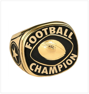 ACEWORKS Made Championship <b>Men</b> <b>Tungsten</b> Signet Custom Club <b>Ring</b> - Product Image 2