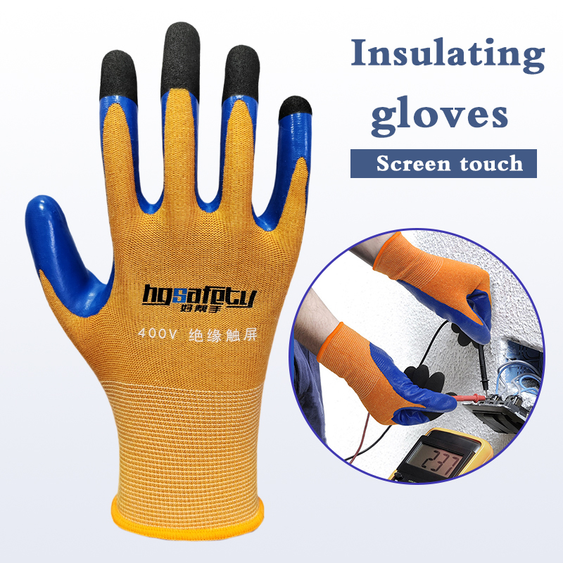 400V Anti Electricity Gloves and Labor