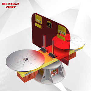 Plateforme <span class=keywords><strong>de</strong></span> soudage double poste à double plateforme pour ligne <span class=keywords><strong>de</strong></span> production automatique – Plateau tournant <span class=keywords><strong>de</strong></span> soudage - Product Image 2