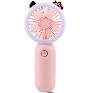 Nouveau mini ventilateur de poche avec lumière nocturne, USB, électrique, rechargeable, petit ventilateur de bureau portable avec batterie au lithium - Product Image 3