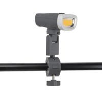 Lampe de barbecue portable COB LED rechargeable, étanche IP65, 3 niveaux de luminosité, 2000mAh, USB C, rotation à 360°, 4000K pour barbecue et camping