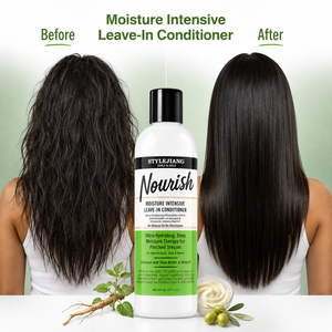 Après-shampoing sans rinçage 355 ml pour cheveux bouclés et crépus, hydratation intense, démêlant, anti-frisottis - Product Image 1