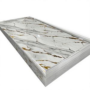 Lámina de PVC con Acabado Brillante, Flexible, Moderna, Impermeable, para Decoración de Paredes del Hogar, Diseño de Mármol - Product Image 1