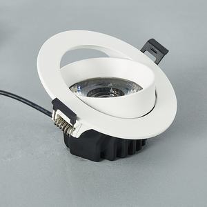 Downlight empotrable LED moderno con control remoto J-Box IC Air Tight Regulable Aluminio Cuadrado Fijo/Gimbal Ubicación húmeda LED regresado - Product Image 3