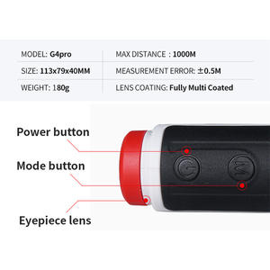 Nohawk G4pro 1000m लेजर रेंज फाइंडर गोल्फ खेलने के लिए उत्कृष्ट, शिकार, इंजीनियरिंग माप और आउटडोर गतिविधियों - Product Image 5