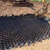 Géogrille en plastique alvéolé HDPE pour la stabilisation des sols, la pavage routier, les allées, les autoroutes et les voies ferrées - Conception industrielle