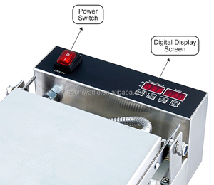 Machine professionnelle électrique pour gaufres, cornets de crème glacée et crêpes, avec plaque antiadhésive - Product Image 4