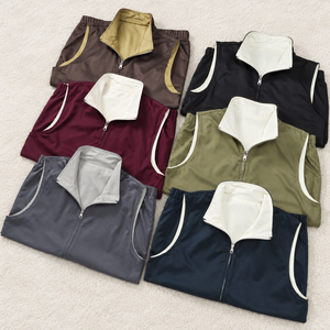 Disponibile Spedizione Rapida Gilet Reversibile da <span class=keywords><strong>Uomo</strong></span> per Esterni Antivento Leggero in Tessuto Nylon <span class=keywords><strong>con</strong></span> Tasche Multiple Traspirante <span class=keywords><strong>con</strong></span> Orlo Elastico - Product Image 1