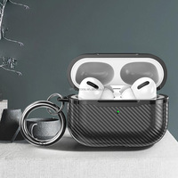 Étui pour écouteurs en fibre de carbone de mode personnalisée pour airpods pro 1 2 3 design de luxe housse pour écouteurs air pods 2021 meilleure vente