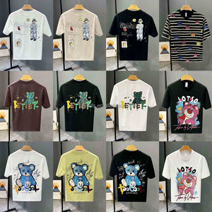 2025夏季潮流男士高档短袖t恤100% 纯棉人物图案大牌批发 - Product Image 3