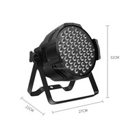 RVB 3in1 couleur 54*3w Led Par vente chaude fête maison en direct Ktv Dj équipement Par peut laver la lumière de scène