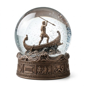 Globo de Nieve de Resina con Diseño de <span class=keywords><strong>la</strong></span> <span class=keywords><strong>Odisea</strong></span> de <span class=keywords><strong>la</strong></span> Mitología Griega, Globo de Agua Antiguo, Adorno Decorativo para el Hogar, Recuerdo, Mini Globo de Nieve, Venta al Por Mayor Personalizada - Product Image 5