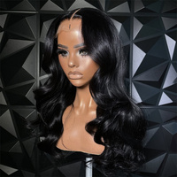 Pelucas de Cabello Humano Baratas con Ondas Suaves y Encaje Frontal 360, Pelucas de Encaje Frontal HD al por Mayor, Pelucas de Encaje Completo para Mujeres Negras