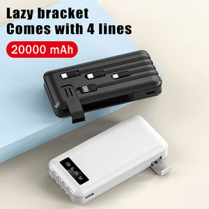 Cargador Portátil Delgado <span class=keywords><strong>de</strong></span> 20000mAh con Carga Rápida y 4 Cables Integrados para <span class=keywords><strong>iPhone</strong></span> 16 15 14 13, Samsung y Teléfonos Android - Product Image 6