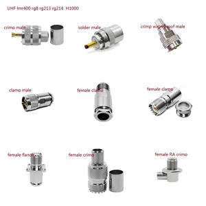 Conector Coaxial RF UHF Hembra con Brida de Panel de 4 Orificios, Suministro de Fábrica, en Stock, Adaptadores Conectores ROHS - Product Image 4