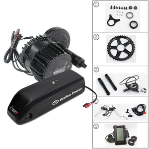 Hailong ebike batterie <span class=keywords><strong>Bafang</strong></span> BBS02B 48V 1000W Mid Drive Moteur Électrique <span class=keywords><strong>Kit</strong></span> De <span class=keywords><strong>Conversion</strong></span> De Vélo - Product Image 1