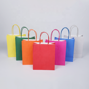 Personnalisez votre propre logo, taille, couleur, <span class=keywords><strong>sac</strong></span> en <span class=keywords><strong>papier</strong></span> kraft bon marché pour emporter les aliments avec poignée - Product Image 1