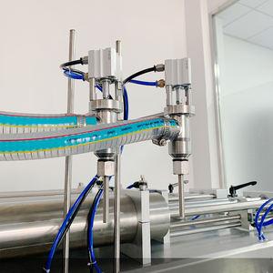 HONE Remplisseuse à 2 têtes Remplisseuse semi-automatique de crème pour le visage Remplisseuse de <span class=keywords><strong>vaseline</strong></span> semi-automatique pour liquide de trou d'alcool - Product Image 6