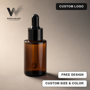 ขวดหยดสีเหลืองอำพัน ฝาปิดป้องกันเด็ก ป้องกันการงัดแงะ พร้อมซีลนิรภัย CRC สำหรับบรรจุภัณฑ์ของเหลว แก้วกันเด็กเปิดได้ ผู้จัดจำหน่าย - Product Image 1