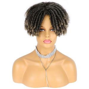 Peluquín natural afro para hombres y mujeres, tupé masculino de <span class=keywords><strong>pelo</strong></span> sintético con la mejor orden personalizada, 15x17 - Product Image 2