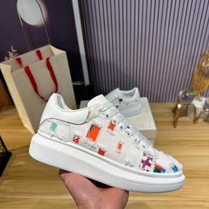 Chaussures de créateur haut de gamme McQueenes, baskets classiques respirantes, tendance mode, style cowboy, chaussures de marche personnalisées de marque célèbre - Product Image 2
