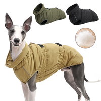 Manteau pour chien en nylon Ripstop imperméable, style luxueux, coupe confortable, facile à mettre et à enlever, idéal pour les promenades en extérieur