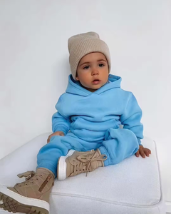 Yüksek kaliteli iki parçalı çocuklar Hoodies <span class=keywords><strong>Set</strong></span> özel Winetr polar Boys Hoodie giyim seti toptan <span class=keywords><strong>boy</strong></span> çocuk Jogger seti - Product Image 6