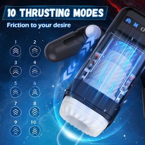 <span class=keywords><strong>AMOVIBE</strong></span>-masturbador masculino automático, taza de masturbadores masculinos con 10 modos de vibración de empuje, Juguetes sexuales con calefacción - Product Image 4