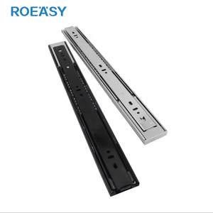 ROEASY LOCK 1 45MM 1.1*1.1*1.4MM Full Extension Soft Closing <strong>Drawer</strong> Slide Telescopic Channel <strong>Runner</strong> for Cabinet Furniture - Product Image 4