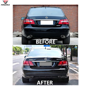 Kit Carrozzeria Wide Body Direttamente dal Produttore con Paraurti Anteriore e Posteriore, Cofano, Fari e Minigonne Laterali per Mercedes Benz Classe E <span class=keywords><strong>W212</strong></span> dal '10-'13 al '14-'15 Stile <span class=keywords><strong>AMG</strong></span> E63 - Product Image 4