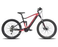 Pour frein à disque hydraulique moteur central 48V E-Mtb Suspension complète descente Bafang M600 500 Watt VTT électrique hommes
