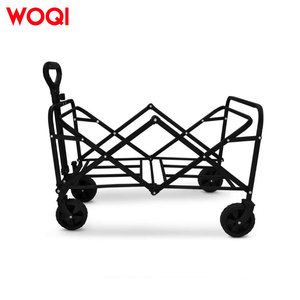WOQI 접이식 웨건, 모든 지형 바퀴가 장착된 접이식 정원 카트, 야외 캠핑, 스포츠, 쇼핑, 정원 가꾸기용 - Product Image 5
