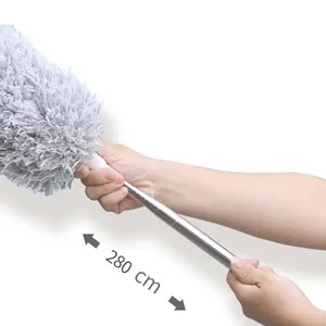 P1328 2022 Home Use Retractable Whisk Ceiling Clean Extension Feather Duster Collapsible Cleaning Tool Sweep Dust